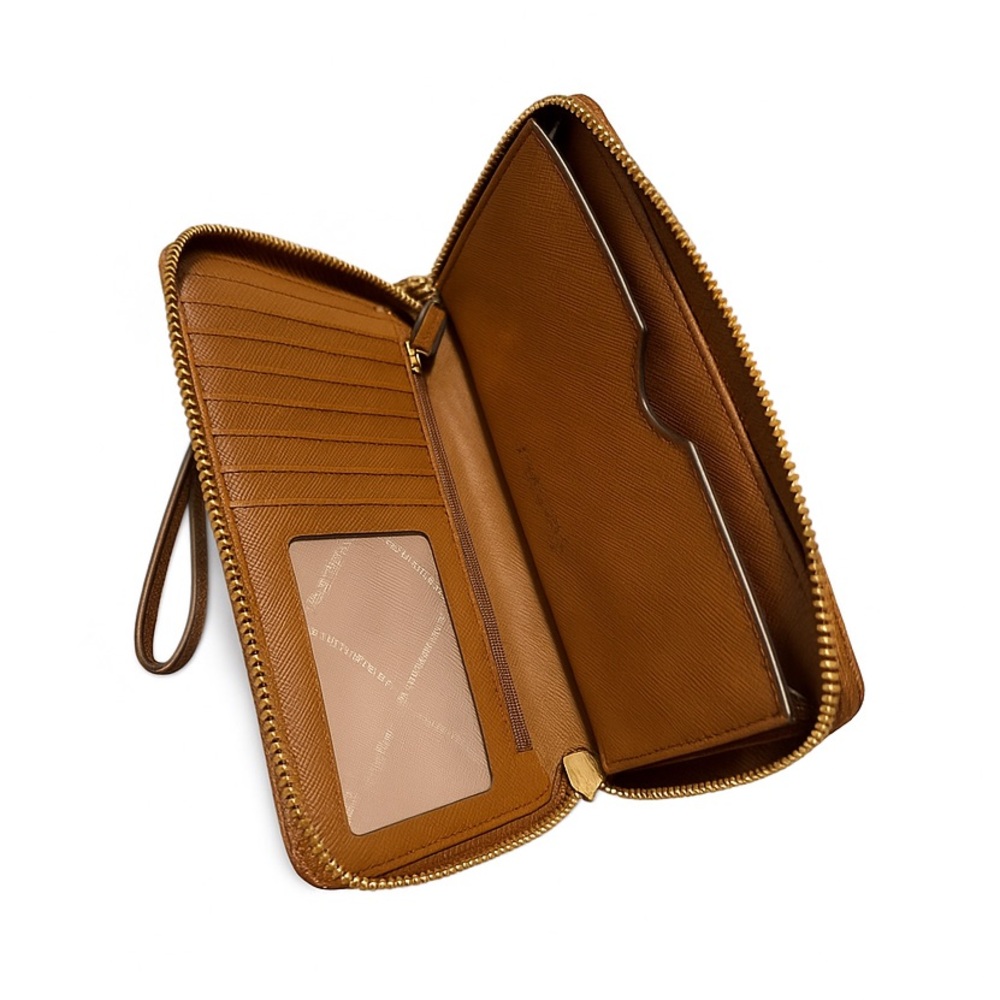 Michael Kors Tan Wristlet with Gold Hardware - Picture 2 of 3